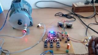 Three phase Induction Motor Speed controller using TMS320F28027 [upl. by Anipsed250]