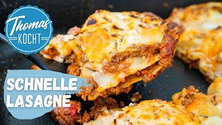 Lasagne Rezept ohne Bechamel  einfach und lecker [upl. by Erodasi]