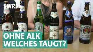 Alkoholfreies Bier Krombacher Oettinger Jever amp Co – welches schmeckt besser  Marktcheck SWR [upl. by Yve]