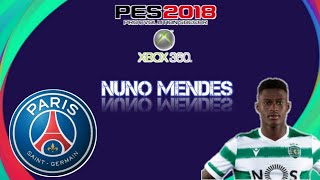 Cópia de Base Para o Nuno Mendes do PSG Pes 2018 [upl. by Miguelita]