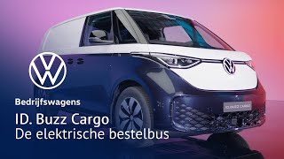 De Nieuwe Elektrische ID Buzz Cargo 2022  Volkswagen Bedrijfswagens [upl. by Kenzie170]