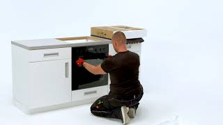 How to install your Electrolux Oven with Hob  Built Under installation [upl. by Knudson943]