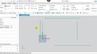 NX 120 Tutorial Tamil 26  Constraint  Dimension and Geometric  Sketch  NX  Unigraphics [upl. by Ardnas291]