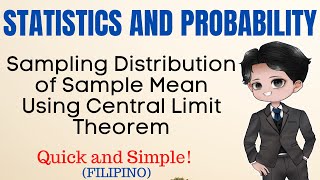 Sampling Distribution of Sample Mean Using Central Limit Theorem  Statistics and Probability [upl. by Aneej]