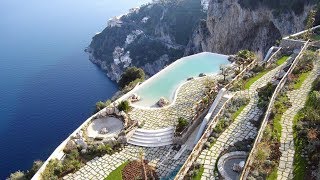 Monastero Santa Rosa Amalfi Coast Italy SPECTACULAR HOTEL amp INFINITY POOL [upl. by Kado644]