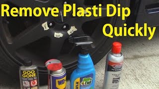 Plasti Dip Removal Comparison  Which is best [upl. by Richara449]