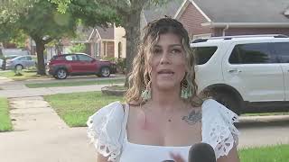 TX Woman stabbed by 2 small children caught on camera [upl. by Pearlstein267]