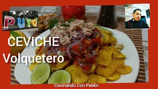 Ceviche VOLQUETERO del Puyo 🇪🇨  ceviche de CHOCHOS  ceviche atún y chocho ensalada atún frejol [upl. by Lymann836]