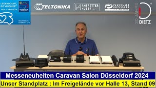 Dietz 2024 Router und Antennenneuheiten von Teltonika mit WIFI 6 MIMO 3x3 auf dem Caravan Salon [upl. by Inaffit]