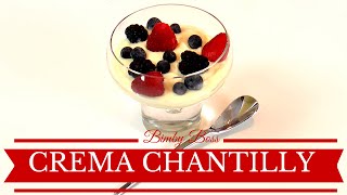 Crema Chantilly  Bimby TM6  TM5 TM31  Thermomix [upl. by Kayley]