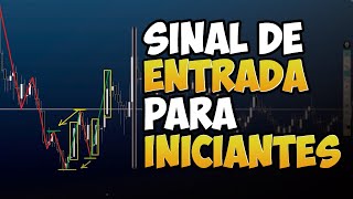 Sinal de entrada fácil para iniciantes no day trade [upl. by Reyotal]