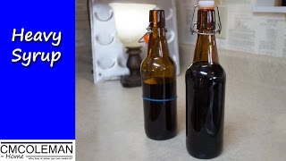 How To Make Heavy Simple Syrup [upl. by Nymrak]