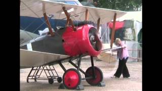 Sopwith Camel Radial Engine Cold Start amp Run [upl. by Noell]