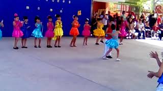 Moviendo la cadera bailable Jardin de niños Mexicali [upl. by Stew]