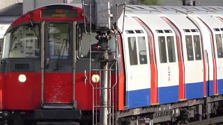 Piccadilly Line 1973 Stock trains at Acton Town [upl. by Aggarwal187]