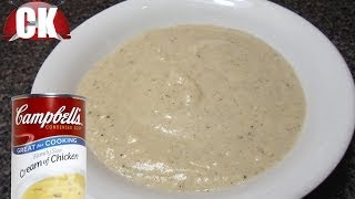 How to make Cream of Chicken Soup  Easy Cooking [upl. by Auoz]