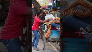 KING COBRA SNAKE PRANK ON PUBLIC Part 42  EMTIAZ BHUYANShorts [upl. by Rabaj]