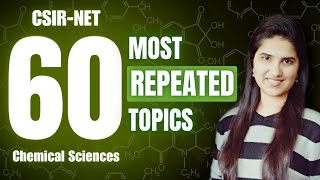 CSIR NET Chemistry Important topics  CSIR NET Chemical Science most repeated questions Jyoti Rathi [upl. by Annahpos]