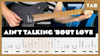 Van Halen  Ain’t Talkin’ ‘Bout Love  Guitar Tab  Lesson  Cover  Tutorial [upl. by Aicile791]