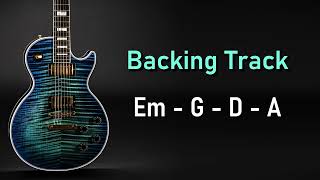 Rock Pop Backing Track E Dorian  D Major  87 BPM  Guitar Backing Track [upl. by Emylee]