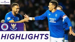 Rangers 20 St Johnstone  Dessers amp Tavernier Earn a HardFought Win  cinch Premiership [upl. by Llennyl]