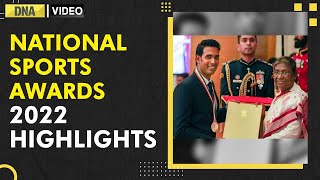 National Sports Awards 2022 Indian athletes honoured with prestigious awards [upl. by Yaeger]