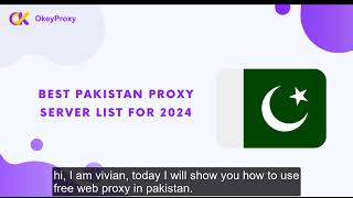 Free Proxy List for Pakistan 2024 croxyproxy freeproxy proxyium [upl. by Walter]