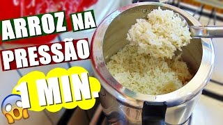 COMO FAZER ARROZ DE 1 MINUTO  ECONOMIA DE GÁS  Menino Prendado [upl. by Lashondra293]