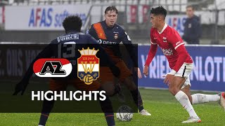 Highlights AZ  Willem II  Eredivisie [upl. by Mccowyn]