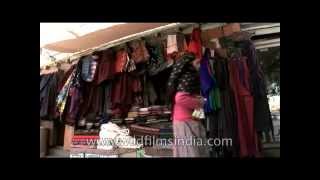 Shop for exclusive traditional cloths in Ladakh market [upl. by Llennoc]