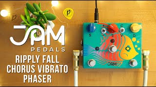 JAM Pedals Ripply Fall Chorus Vibrato Phaser [upl. by Berardo]