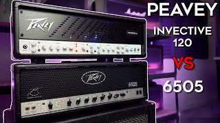 Peavey 6505 VS Peavey Invective 120 Is The Invective SUPERIOR [upl. by Luapnhoj590]