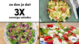 3x zomer salades pastasalade salade caprese amp venkelsalade  Recepten  Allerhande [upl. by Beller]