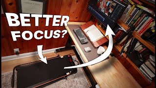 I got a desk treadmill to improve my productivity [upl. by Evangelina]