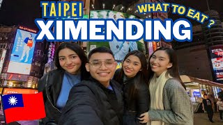 Taiwan Vlog 🇹🇼 XIMENDING foodtrip pasalubong shopping night market  Travel guide 2024 [upl. by Nitsoj]