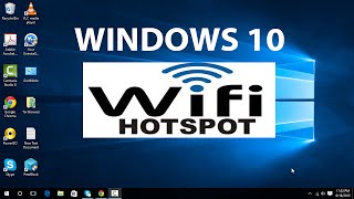 How To Turn Windows 10 Computer Into a WiFi Hotspot [upl. by Enialb35]