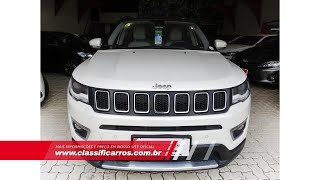 Jeep Compass Limited 20 Flex Automático som Beats 2018 [upl. by Ellehcram]