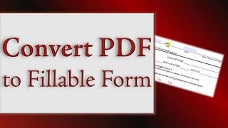 How to Convert PDF to Fillable Form Online Free [upl. by Yadnus]