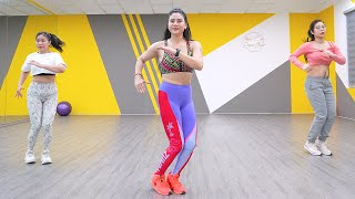 35 min Aerobic Dance Workout  FAT BURN FULL BODY  Burn 400 Calories  Eva Fitness [upl. by Sera]