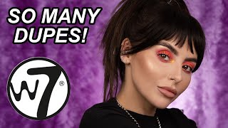 SO CHEAP TESTING W7 MAKEUP FIRST IMPRESSIONS  REVIEW [upl. by Ennaej]