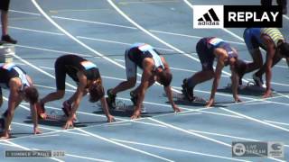 Mens U16 100m  FINALS  Australian Junior Athletics Championships [upl. by Lleze]