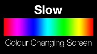 Slow colour changing screen  Lighting effect [upl. by Annenn]