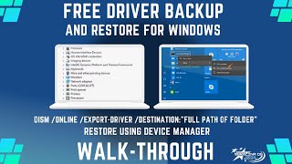 Easy and Free Driver Backup and Restore  Walkthrough and Tutorial  How to backup Windows drivers [upl. by Margie285]