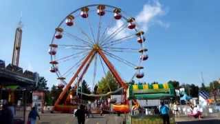 Wade Shows Mulligan Giant Wheel 2015 Kalamazoo County Fair [upl. by Netsud474]