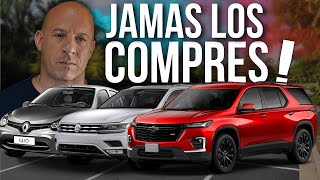 TOP 9 PEORES SUV y AUTOS NO PIERDAS TU DINERO NO COMPRES ESTO [upl. by Sezen]