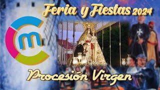 Feria 2024 procesión de la Virgen del Rosario [upl. by Derfliw]