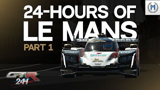 rFactor 2 GTR24h  24 hours of Le Mans  Onboard of 18 Burst Esport Cadillac DPi HyperCar Pt 1 [upl. by Macfarlane703]