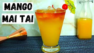 Mango Mai Tai Cocktail Recipe [upl. by Enelahs]