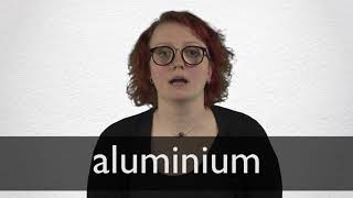 How to pronounce ALUMINIUM in British English [upl. by Ecinaj283]