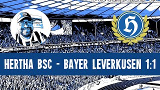 Hertha BSC  Bayer 04 Leverkusen 11  07112021  Hochverdienter Punkt [upl. by Anilef]